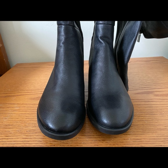 Kenneth Cole Lonnie sock leather knee boots size 7 - Picture 9 of 9